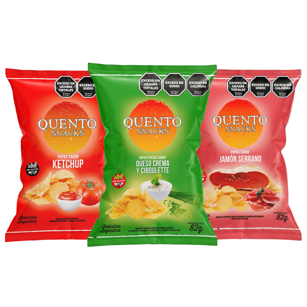Papas Quento por caja